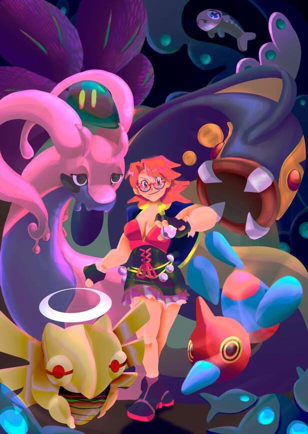 Pokemon Champion Poster - Commission