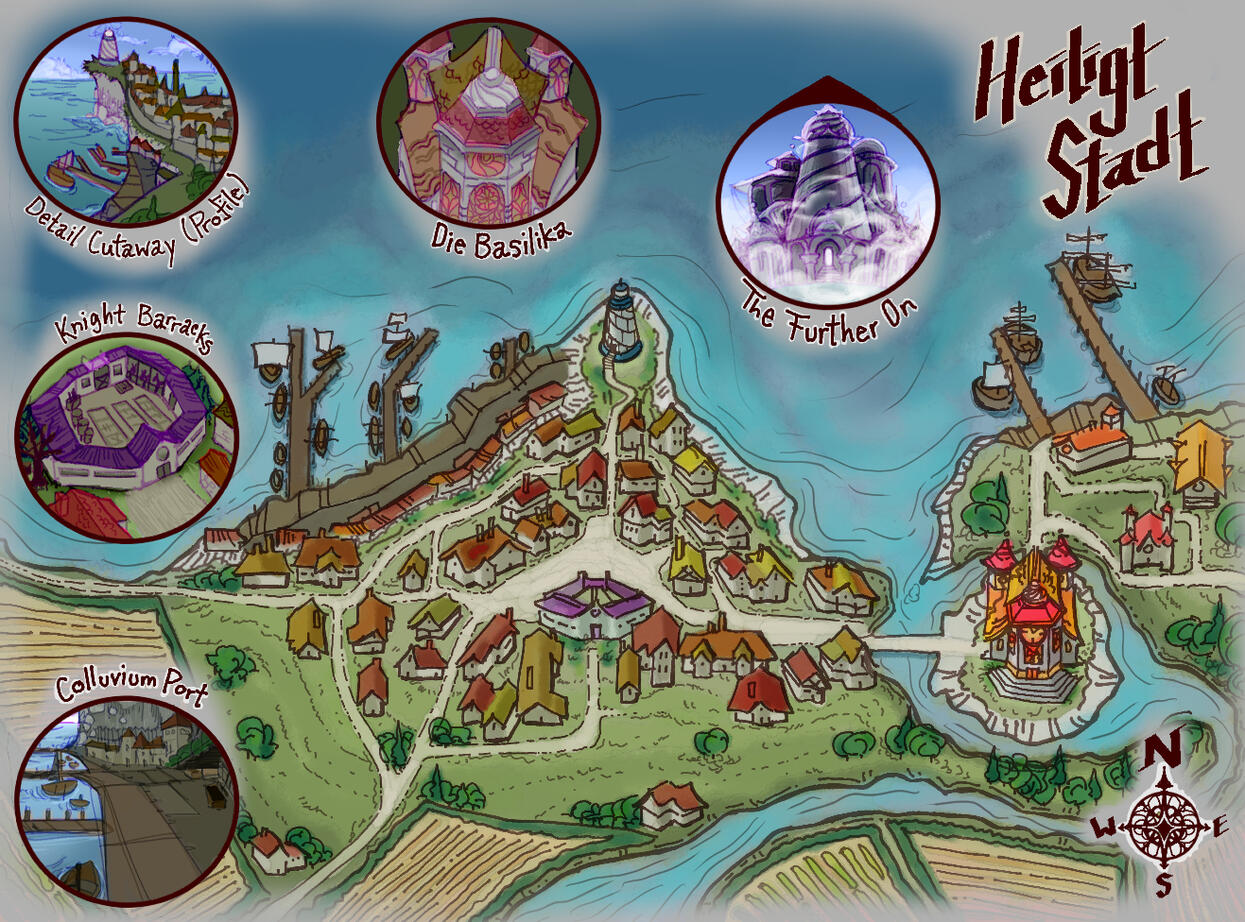 Divine Intervention - Heilag Stadt Map