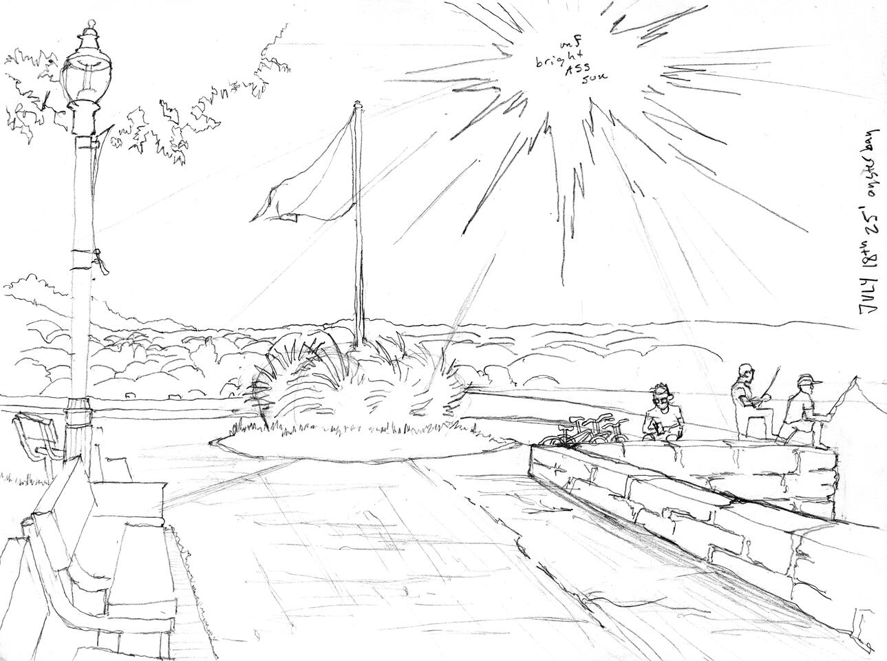 Collection of landscape sketches from 2025