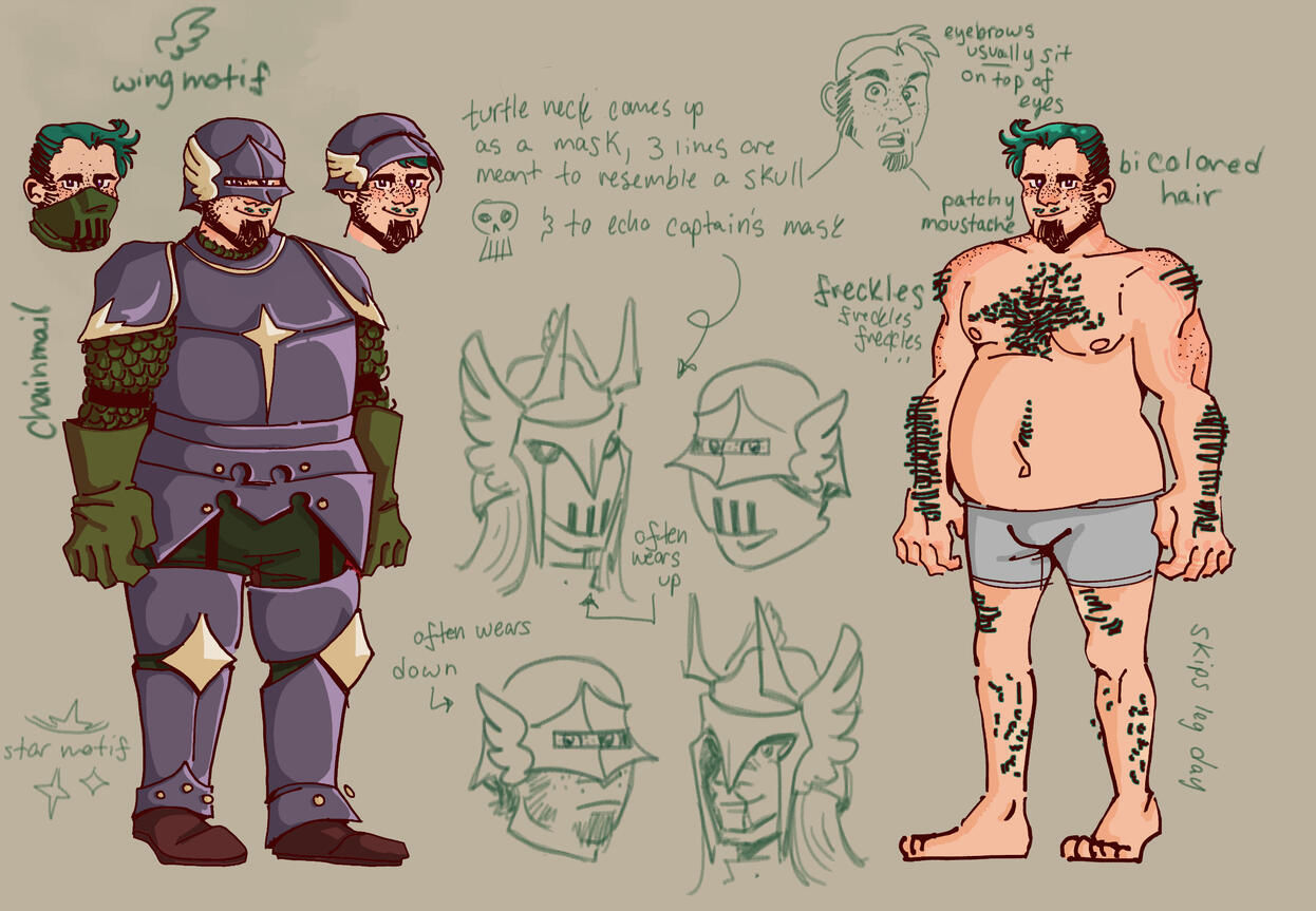 Divine Intervention - Knight Armor Sheet; Hugo Version