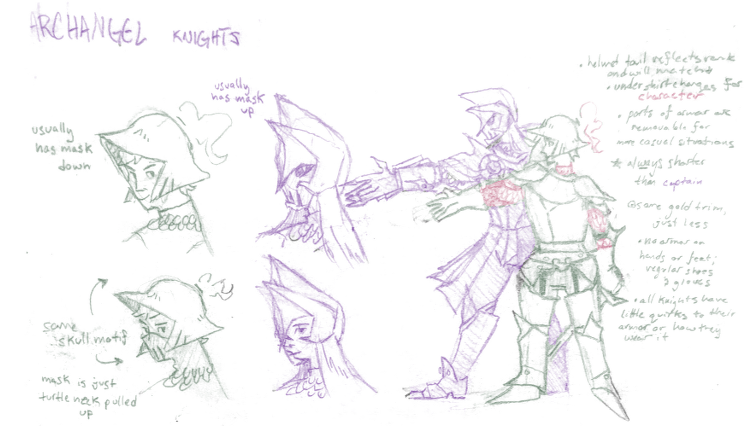 Divine Intervention - Armor Initial Concepts; Captain v Knights
