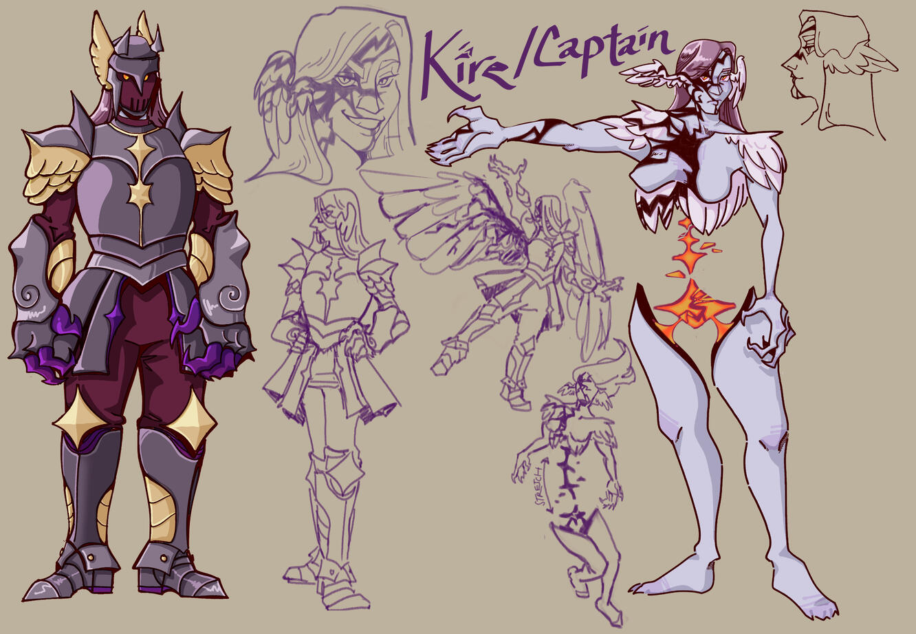 Divine Intervention - Kire Wings-In Expression Sheet
