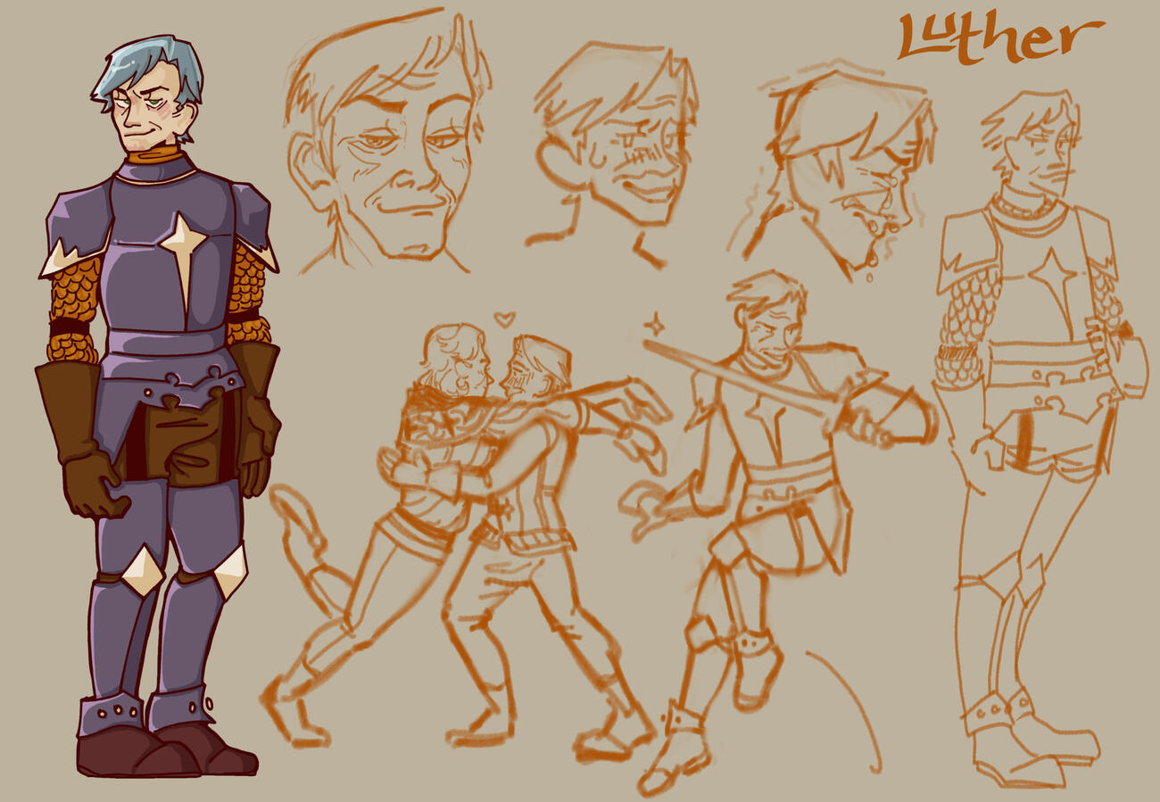 Divine Intervention - Luther Expression Sheet