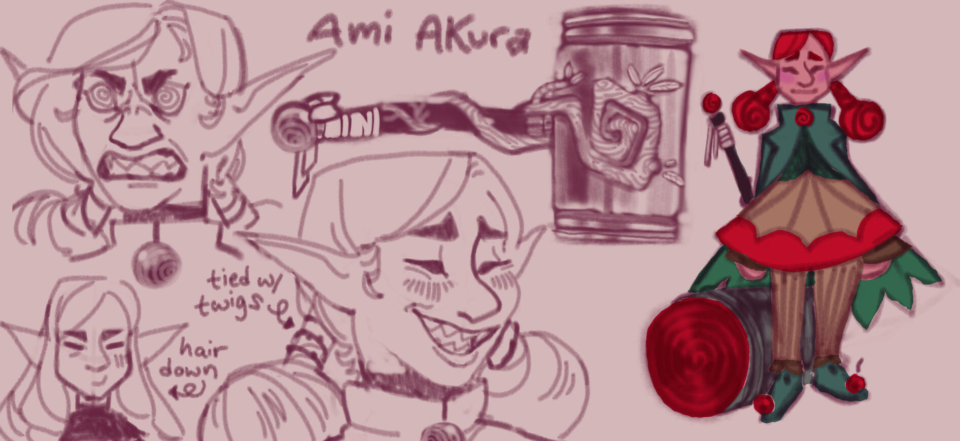 Ami Akura - Dungeons &amp; Dragons Simple Sheet