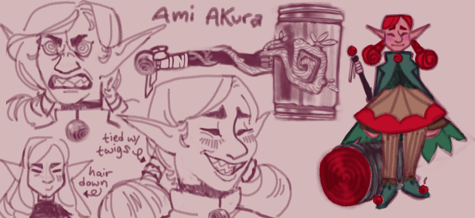 Ami Akura - Dungeons & Dragons Simple Sheet